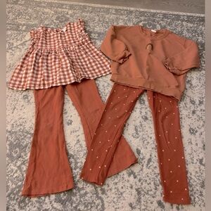 Girls 2 outfits- neutrals
